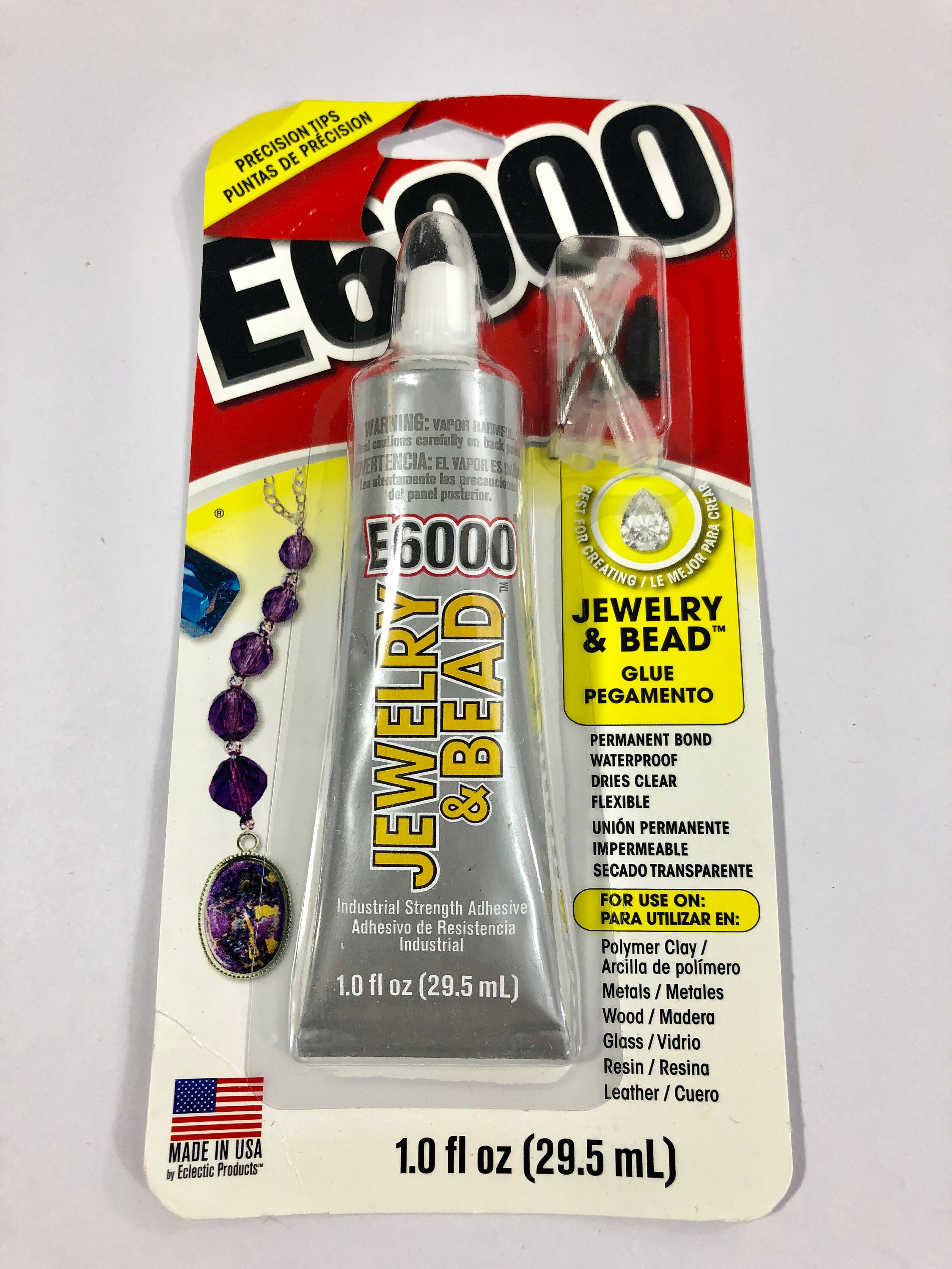 Supply HEBIDE E6000 glue 60ml glass ornament point drill DIY