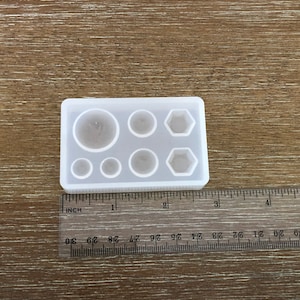 x Round Circle Gem Silicone Mold