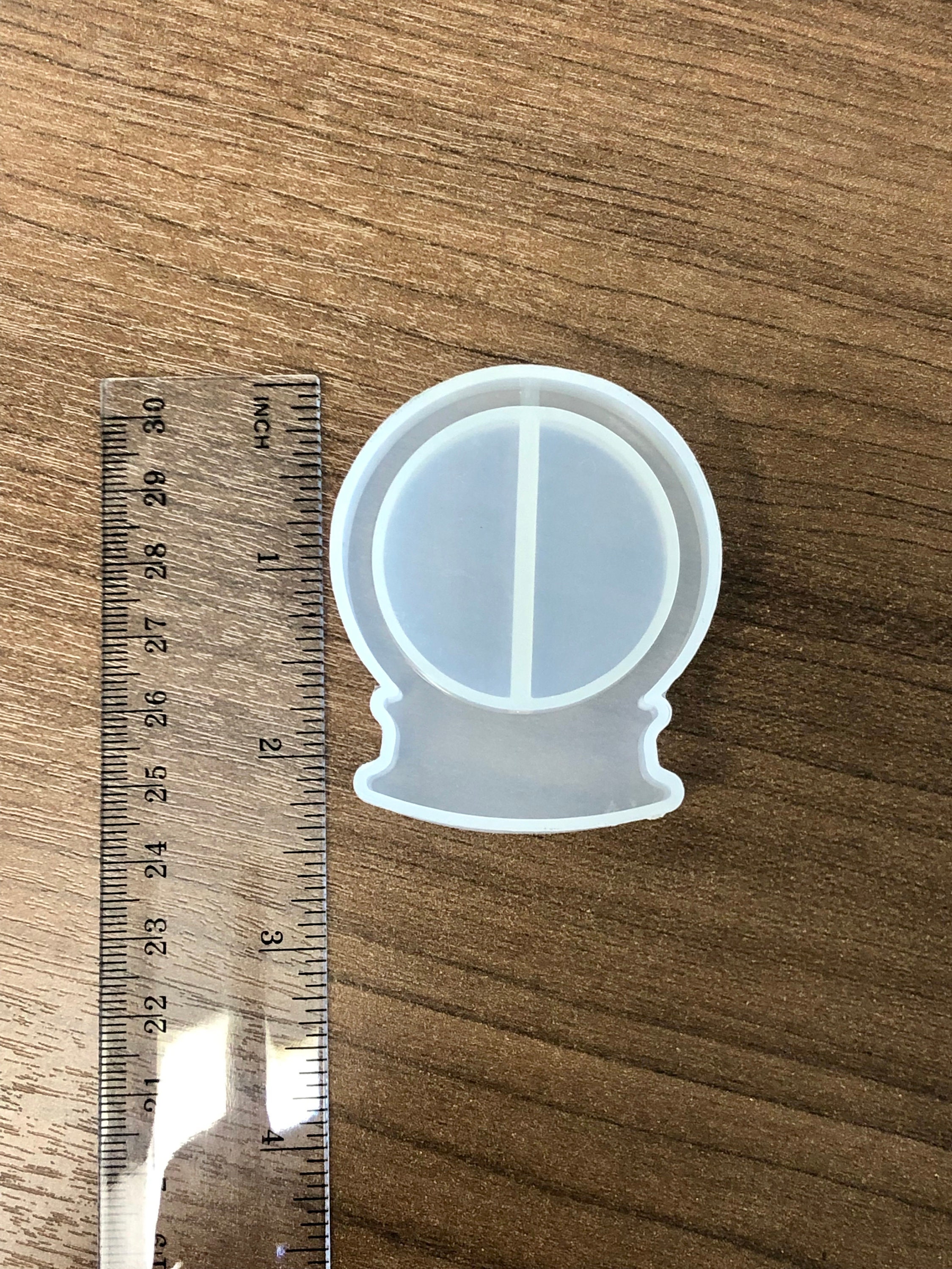 X Paw Snow Globe Key Shaker Silicone Mold Etsy