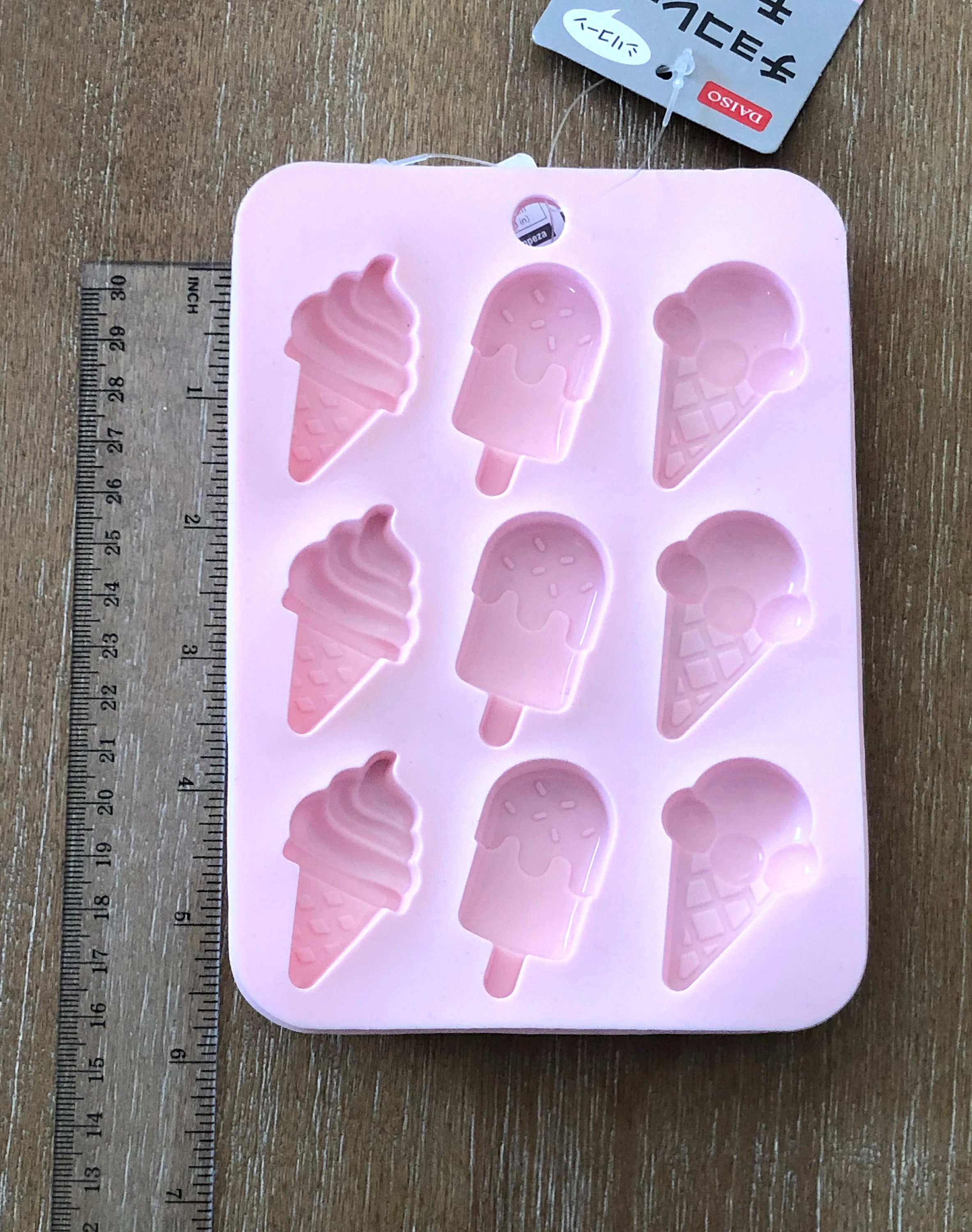 UV Resin Mold (7 Cavity), Tag Silicone Mold, Flexible Square Mold, MiniatureSweet, Kawaii Resin Crafts, Decoden Cabochons Supplies