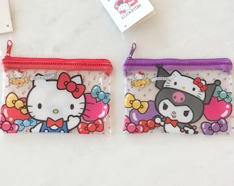 MLD Sanrio Anniversary Plastic Zipper Pouch from Daiso
