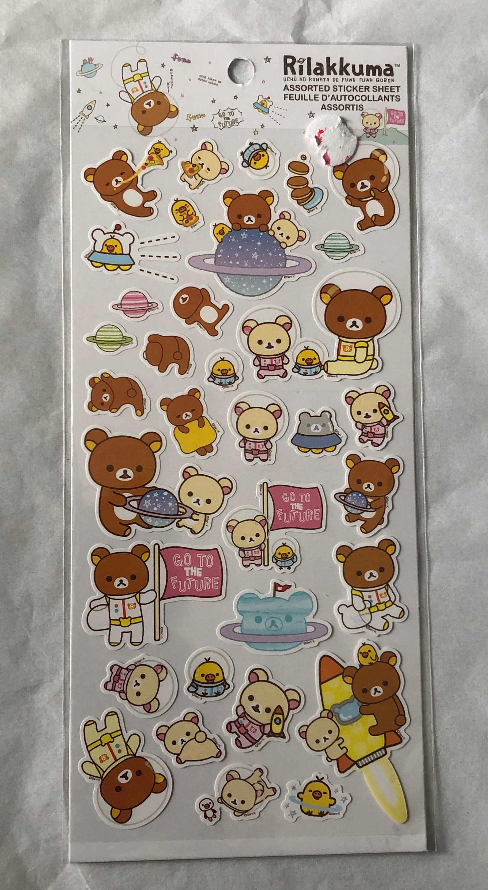 Daiso Tokidoki Sticker Sheet 