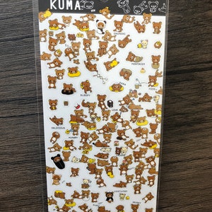 D22 x Rilakkuma sicker sheet