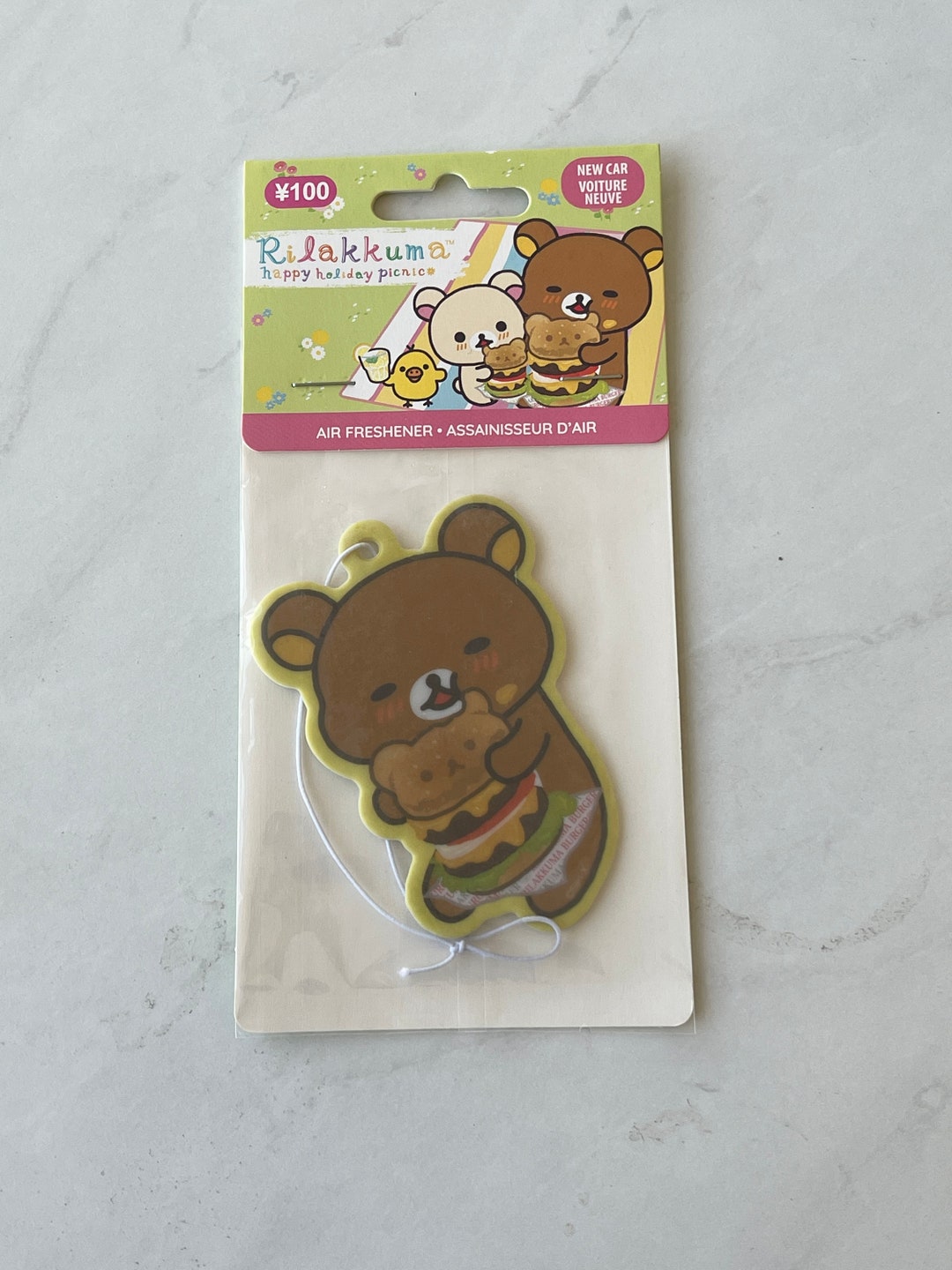 Daiso Rilakkuma Air Freshener New Car Scent Etsy Hong Kong