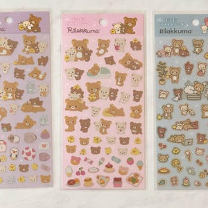 E69-E71 2024 Rilakkuma holographic sticker sheet