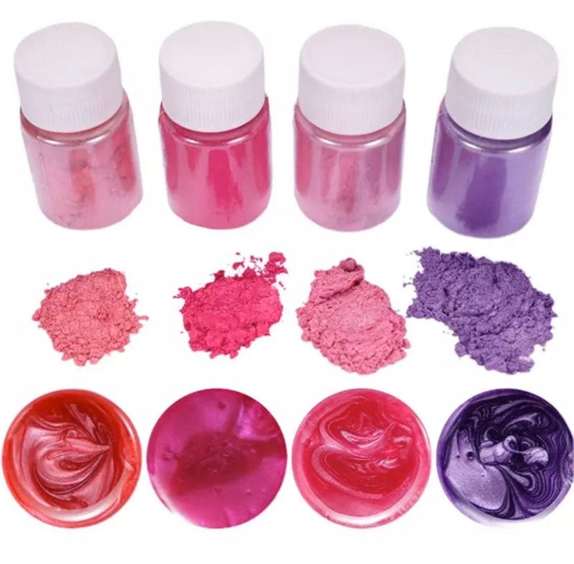 Resin Powder Pigment 10g Jar Set of 4 Etsy Ireland
