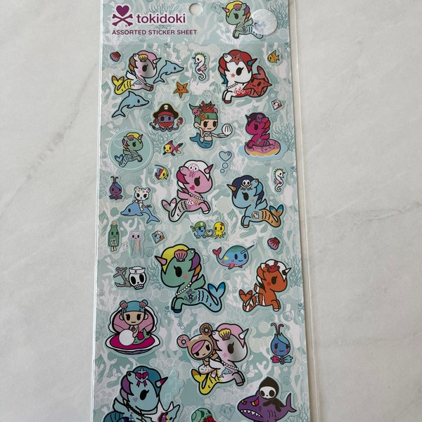 Daiso Tokidoki sticker sheet