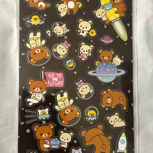 Daiso Rilakkuma Sticker Sheet Etsy