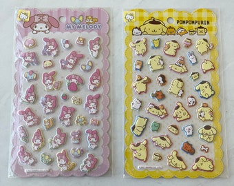 B114-B116 New 2021 Puffy Sticker Sheet