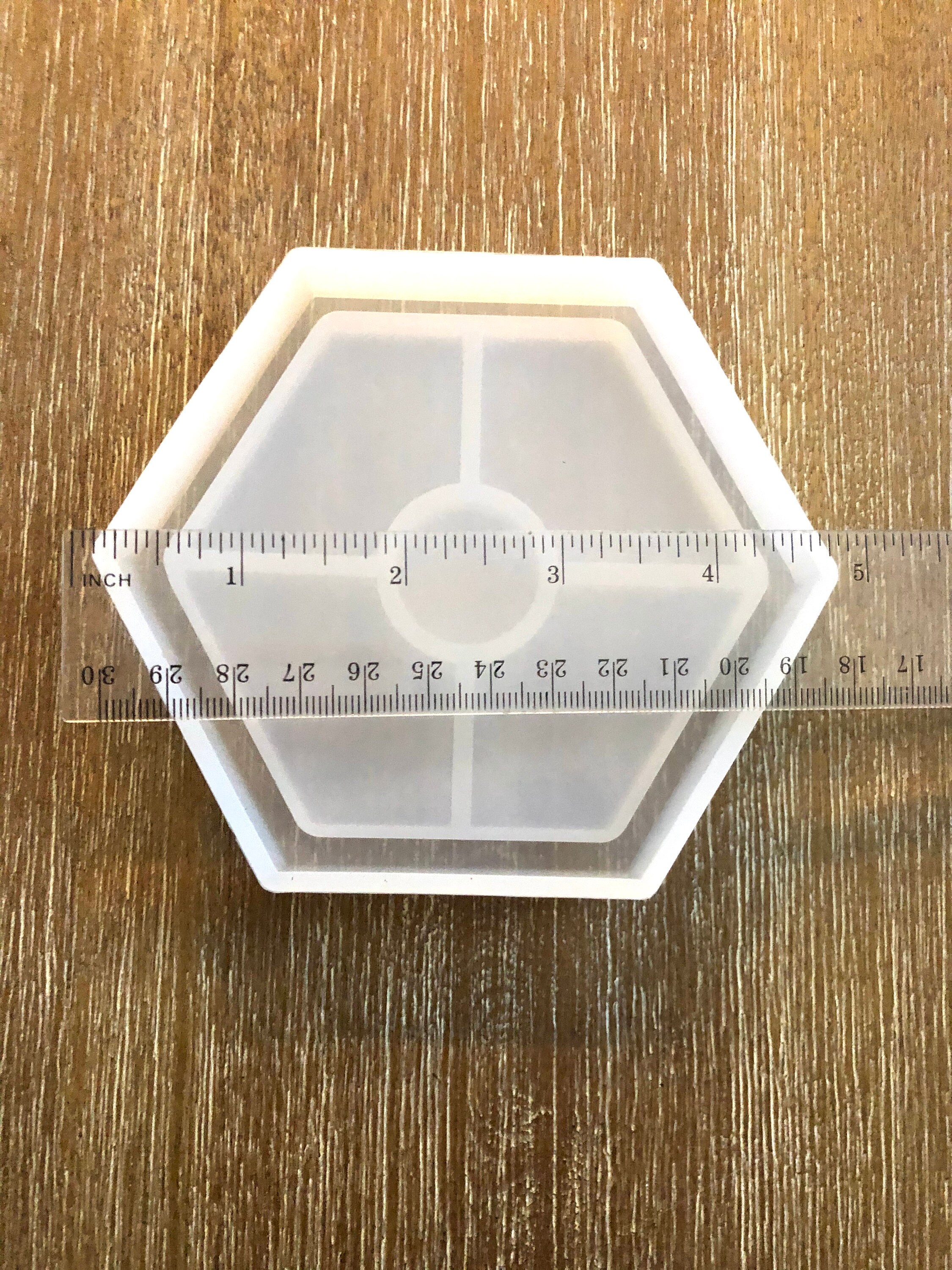 x Hexagon trinket  silicone coaster mold