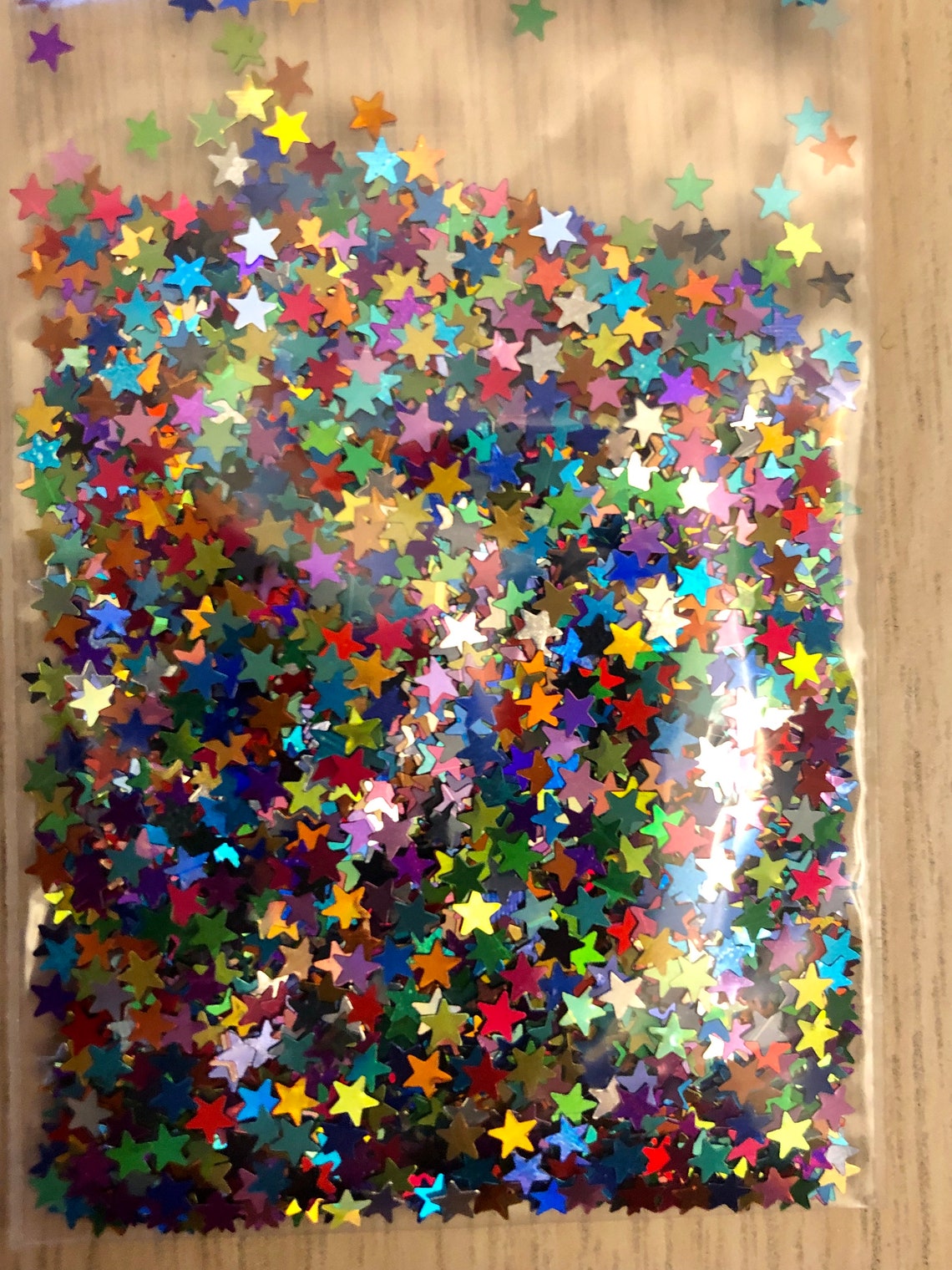 Rainbow star confetti glitter 1tsp Etsy
