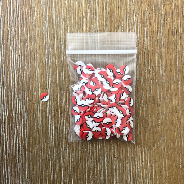 81# Pokemon Poke ball clay slices 1tsp