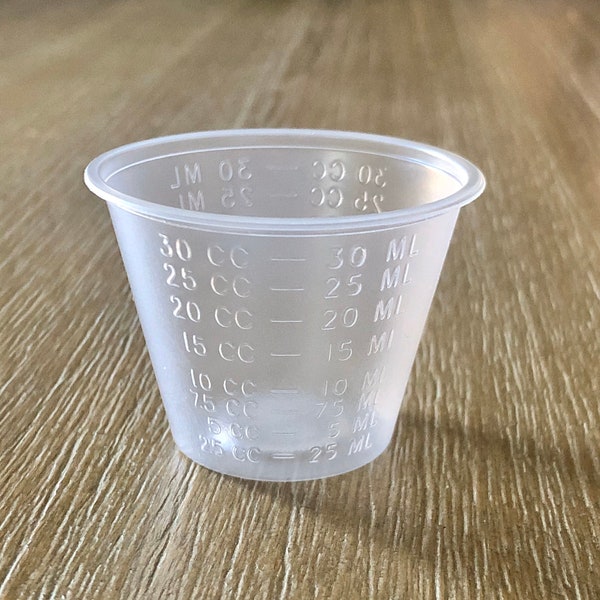 Disposable Medicine Measuring Cup X100