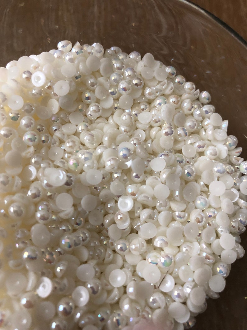 Pearl flatbacks 1 tsp