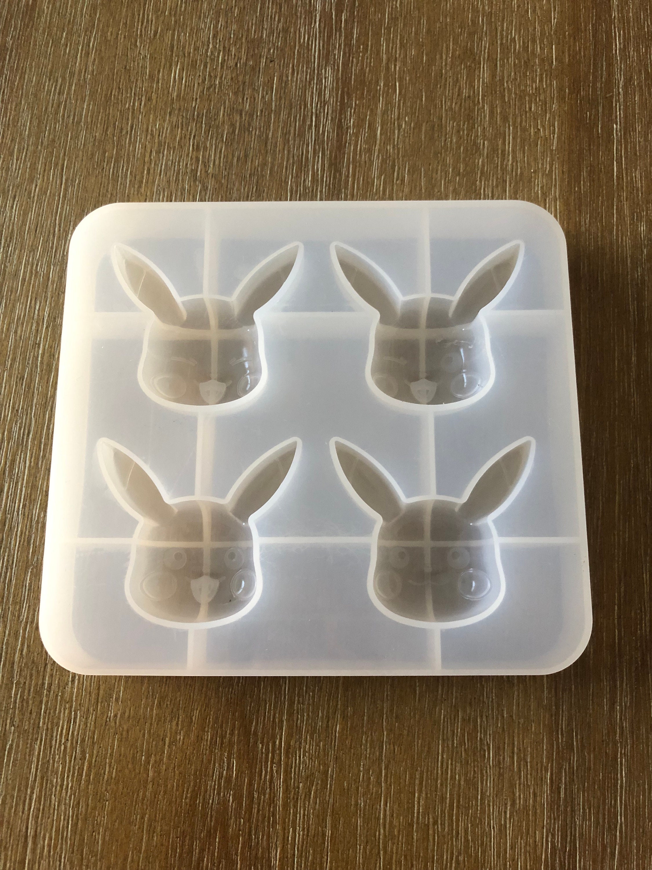 x small 4 cavity pokemon pikachu mold shiny
