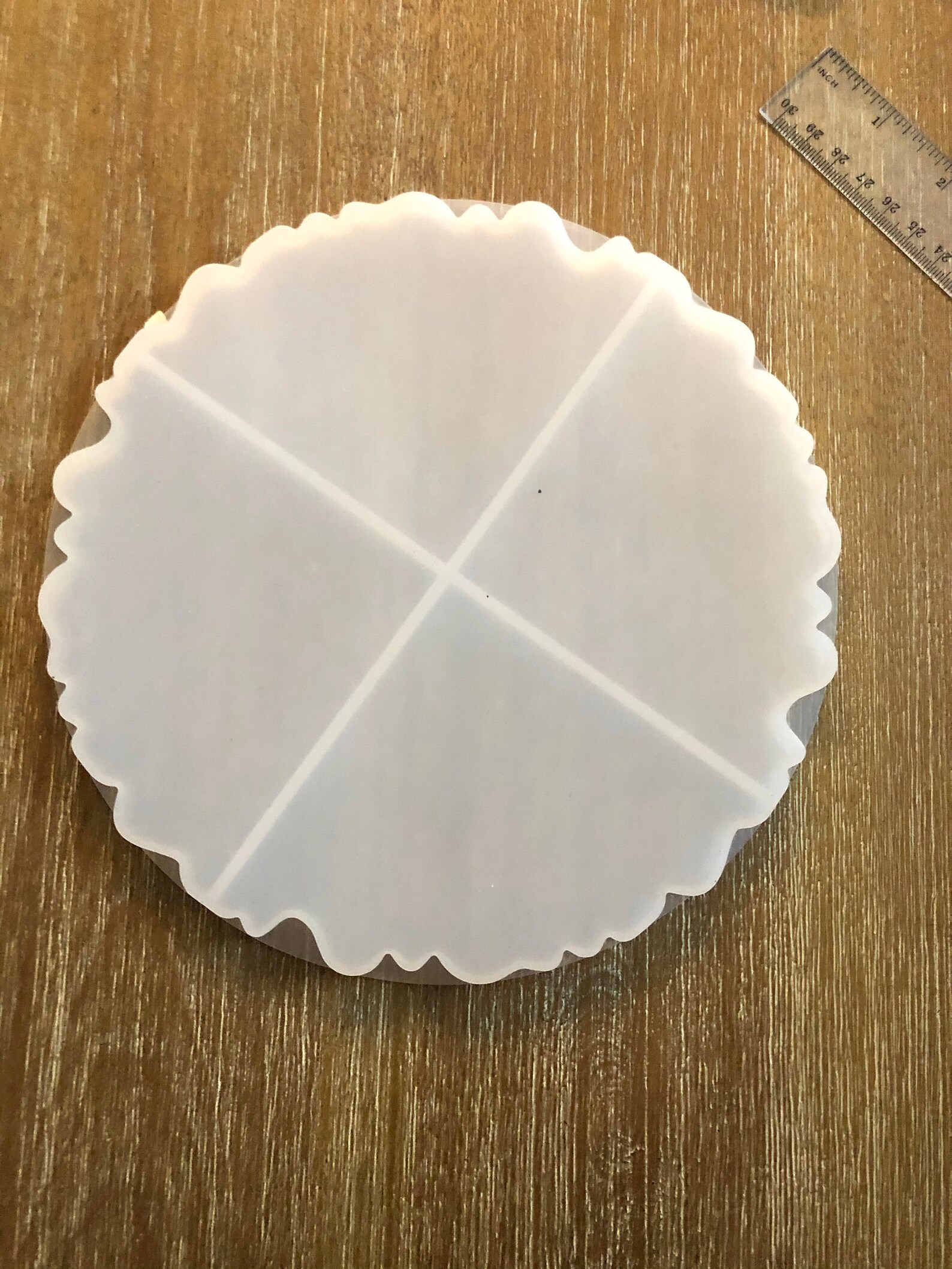 X Large 4 Pc Silicone Coaster Mold Set Etsy