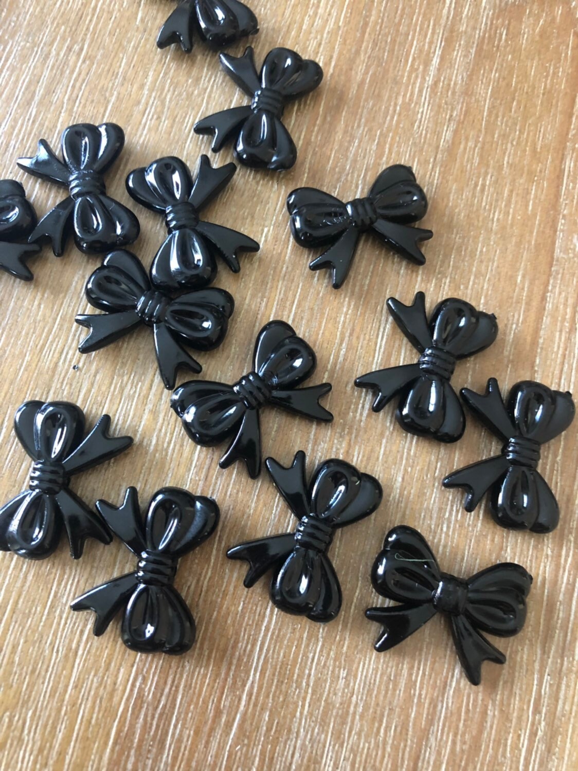 X 24pcs Bow Beads 30mm X 23mm - Etsy Denmark