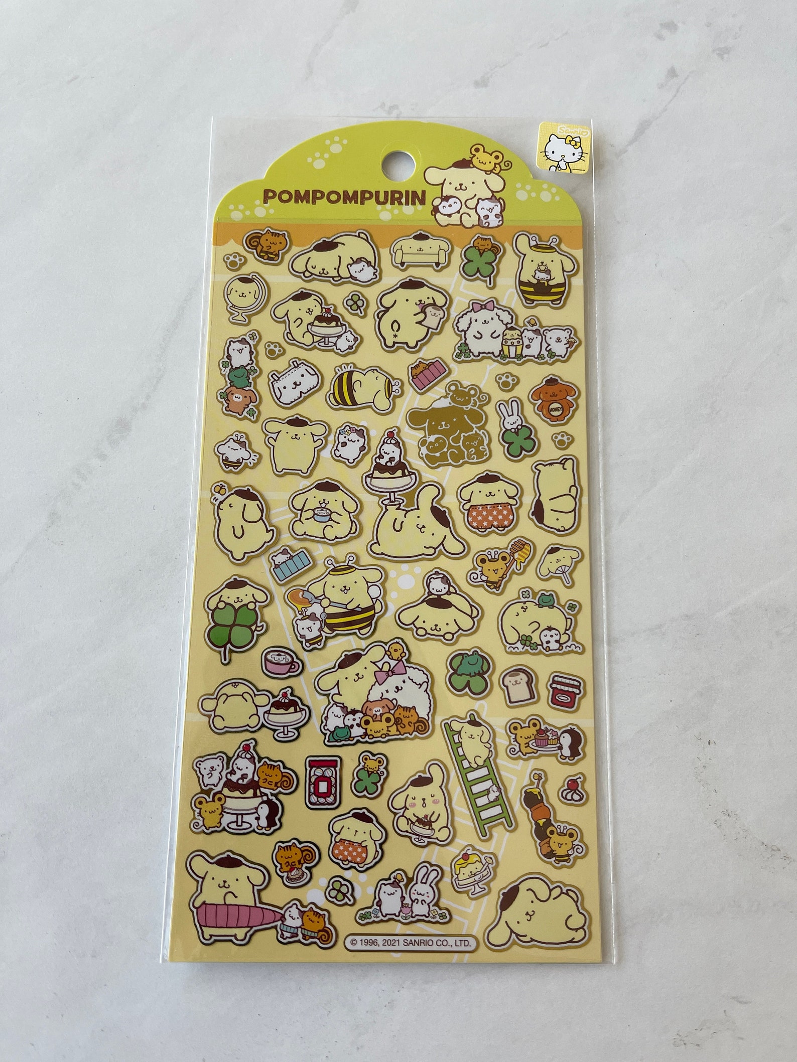 2021 Gold Outline Sticker Sheet - Etsy