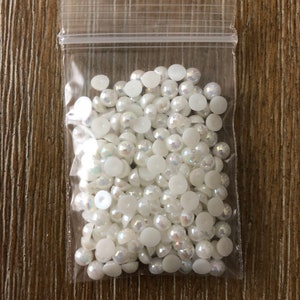 70# Pearl flatback embellishments 1 tsp