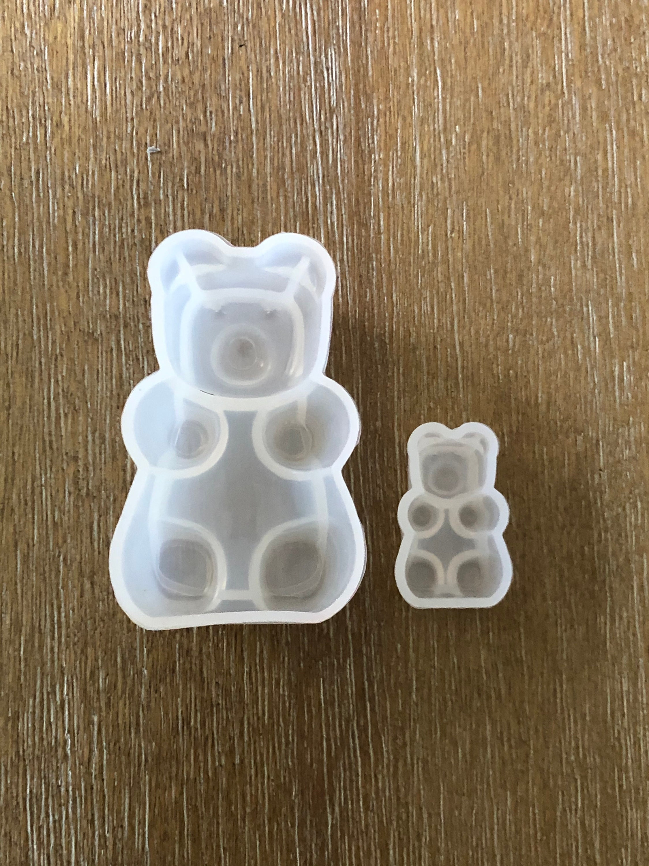 x Single Cavity Gummy Bear Mold small and large