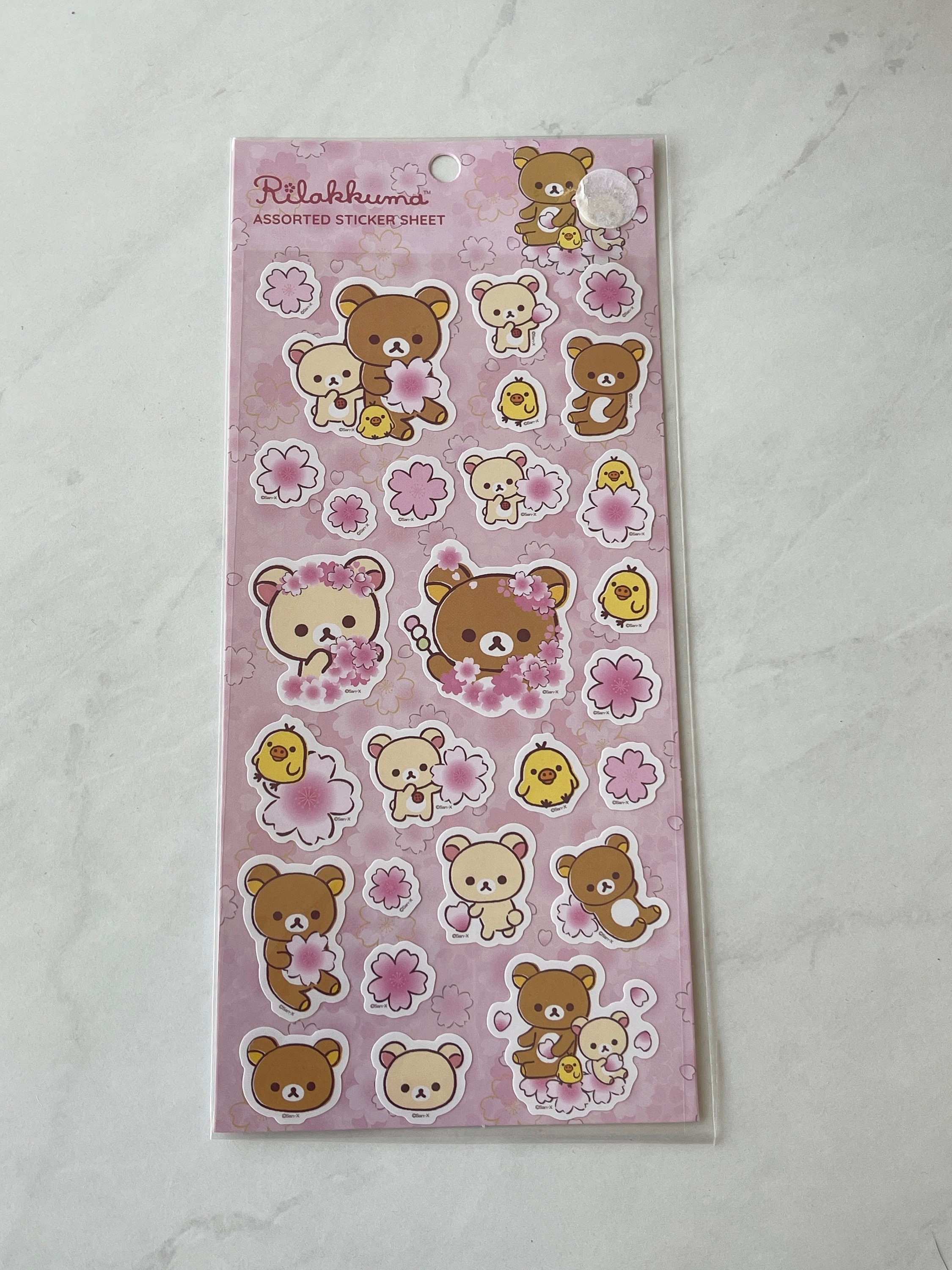 Daiso Rilakkuma Lemon sticker sheet