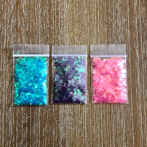 Irridescent Butterfly glitter 1tsp pink purple aqua