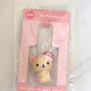 Daiso Korilakkuma Strawberry Squishy Scented Keychain - Etsy