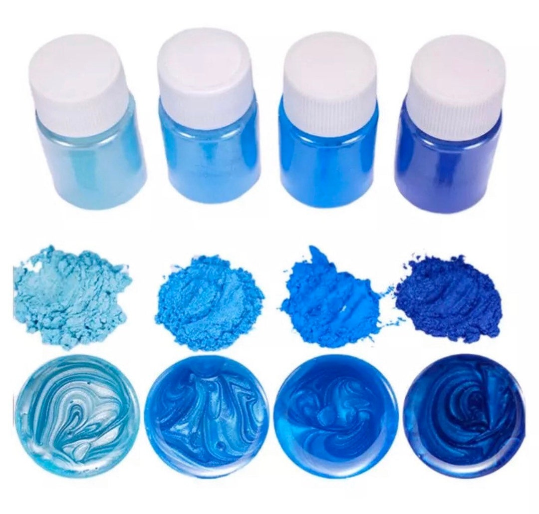 V Resin Powder Pigment 10g Jar Set of 4 - Etsy