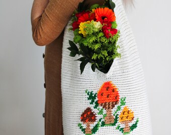 Merry Mushroom Bag - Häkelanleitung - Digital PDF ONLY