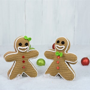 Crochet Pattern Only - Ginger Bread Friends