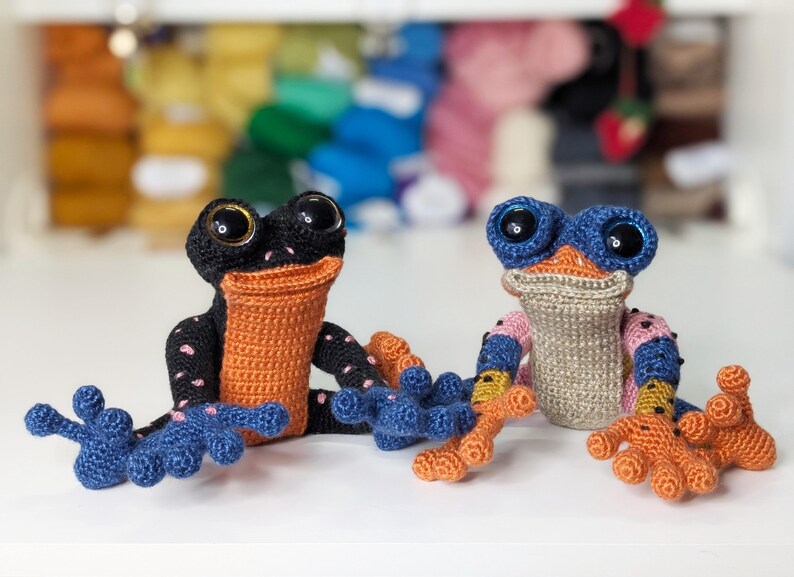 Herbert & Gerbert Spotted Frogs Crochet Pattern - DIGITAL PDF ONLY - Etsy