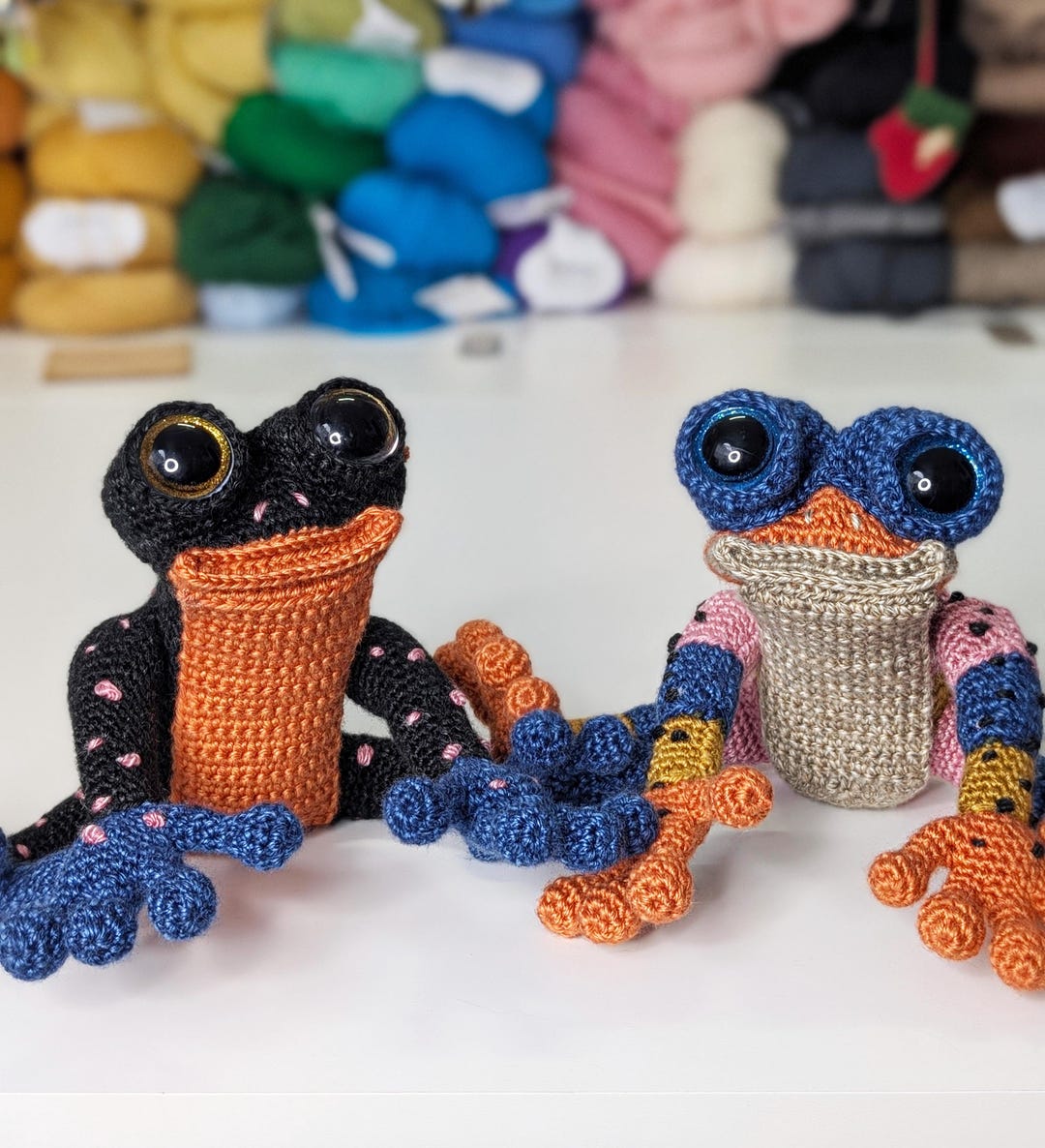 Herbert & Gerbert Spotted Frogs Crochet Pattern - DIGITAL PDF ONLY - Etsy
