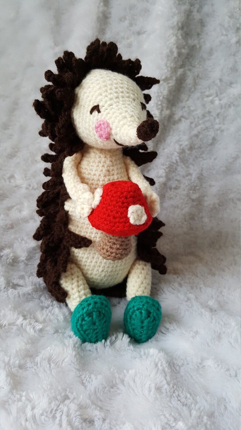 CROCHET PATTERN ONLY Boots the Hedgehog image 2