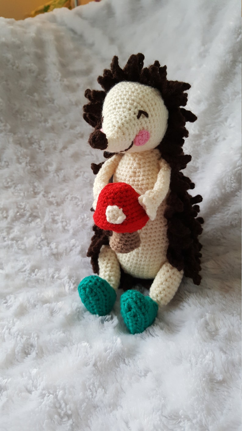 CROCHET PATTERN ONLY Boots the Hedgehog image 3