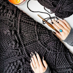 Paquin Blanket Crochet Pattern - Digital PDF Instructions ONLY