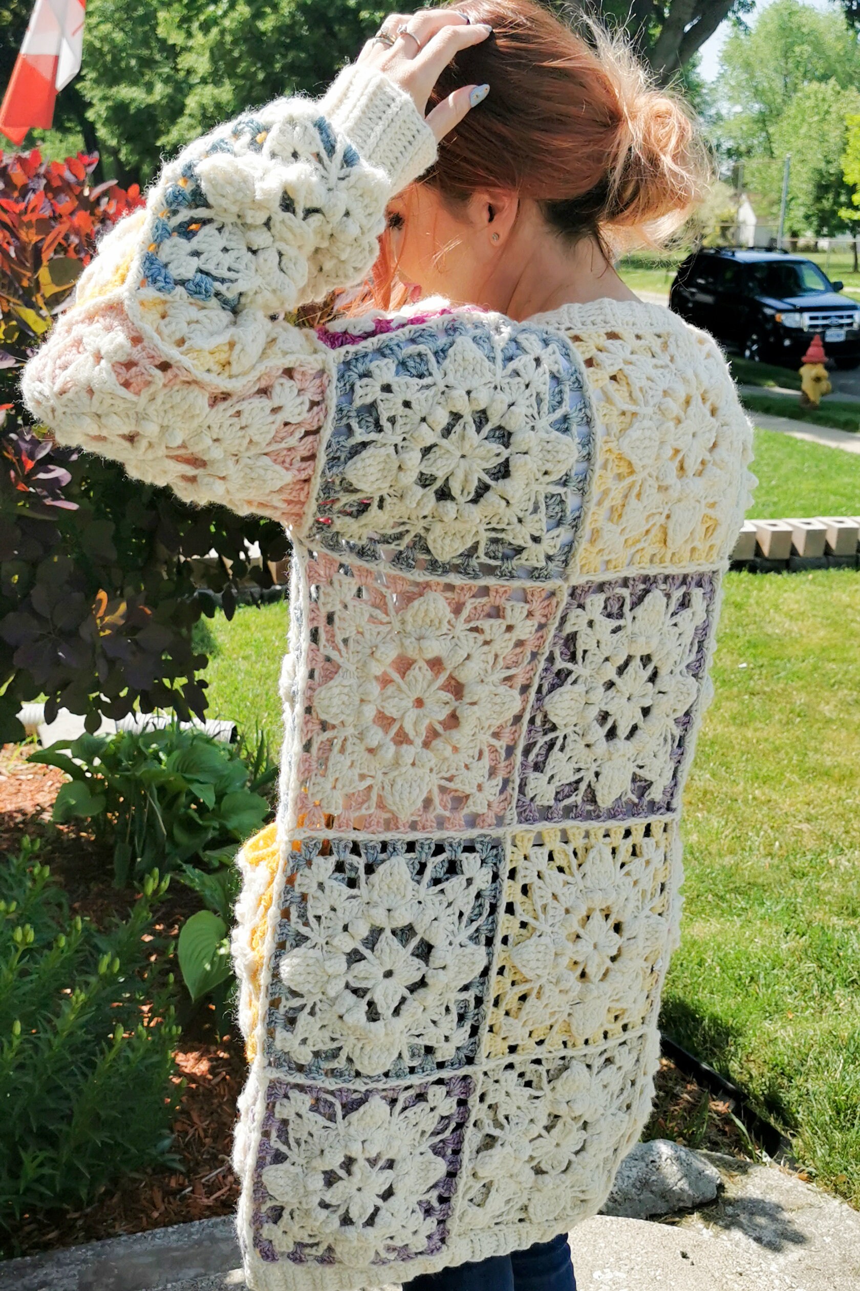 Festival Coat Cardigan Crochet Pattern 