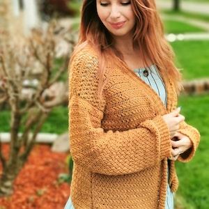 Hayloft Cardigan Crochet Pattern - DIGITAL PDF ONLY