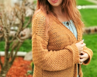 Hayloft Cardigan haakpatroon - ALLEEN DIGITALE PDF