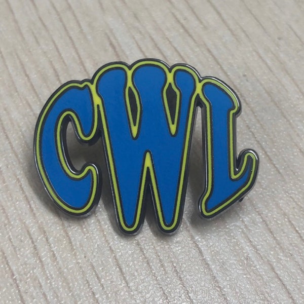 Championship Wrestling League enamel pin