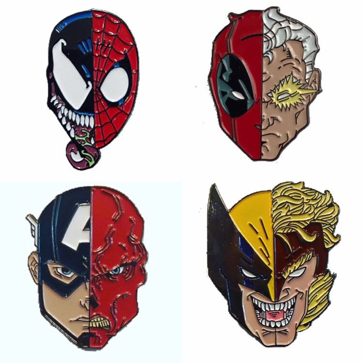 Marvel Pin Set Etsy