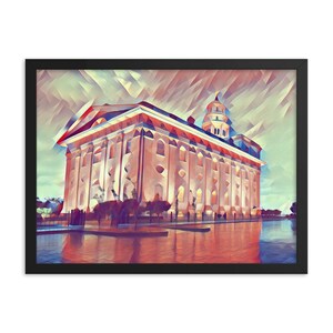 Nauvoo Temple Abstract Print