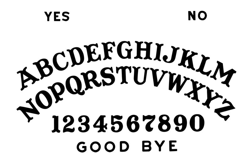 ouija board vinyl decal | etsy