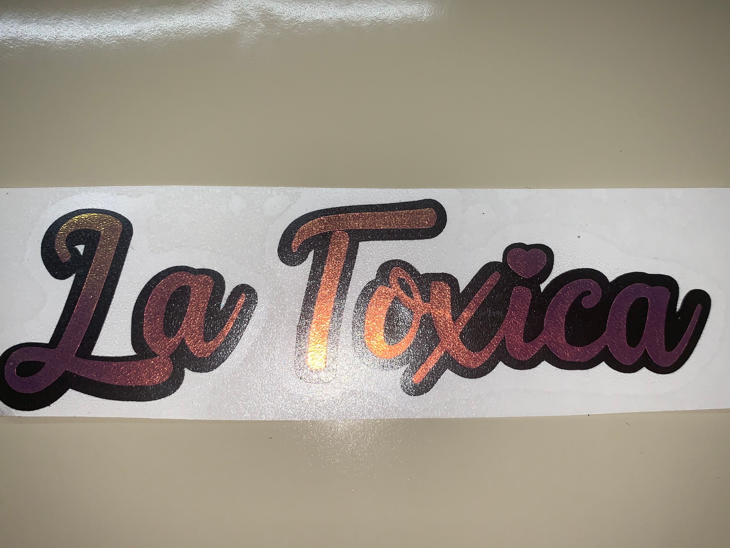 La Toxica Sticker Decal Etsy