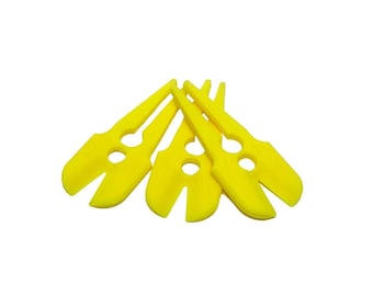 Ultralight Tick Remover Tool Pack of 3 or More, 3D Printed Tick Key/Tweezer for Camping/Backpacking/Hiking/Bushcraft with Loop and Colors