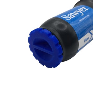 Sawyer Low Profile Filter End Cap with Loop for Carrying/Attachment 3D Printed Ultralight Cap for Hiking, Backpacking, Bushcraft, Survival