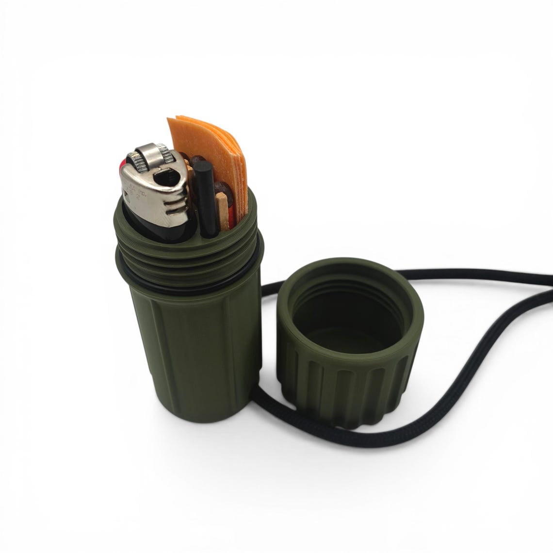 Complete Fire Starter Kit, Compact and Waterproof With Lanyard - Etsy