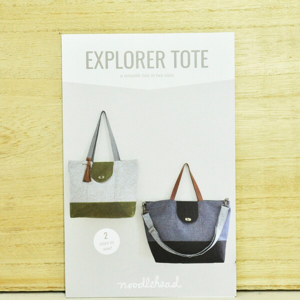 Explorer Tote - Sewing Pattern by Noodlehead