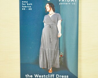 Das Westcliff Kleid - Schnittmuster von Friday Pattern Co. - Für Strickstoffe