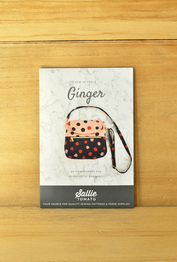 Ginger Bag Sewing Pattern by Sallie Tomato Etsy