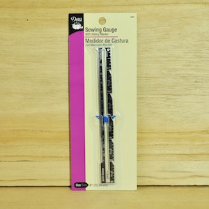 Sewing Gauge with Sliding Marker by Dritz